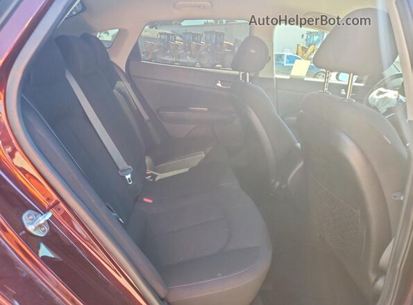 5XXGT4L34LG431740 2020 KIA OPTIMA Burgundy Rear seats view