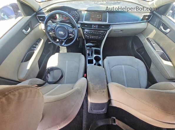 5XXGT4L36JG194293 2018 KIA OPTIMA Blue Widok deski rozdzielczej