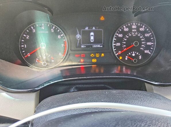 5XXGT4L36JG194293 2018 KIA OPTIMA Blue Widok zestawu wskaźników