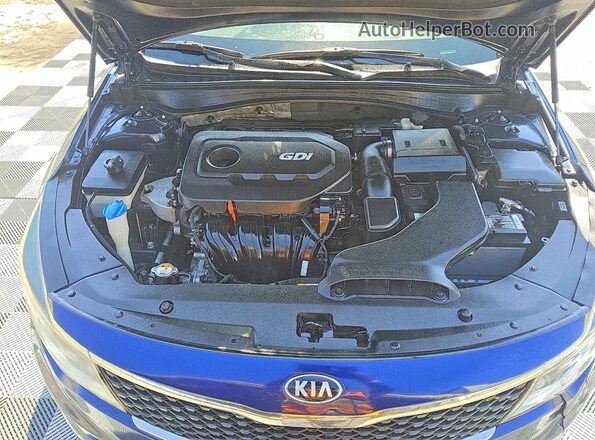 5XXGT4L36JG194293 2018 KIA OPTIMA Blue Widok wnętrza z tyłu