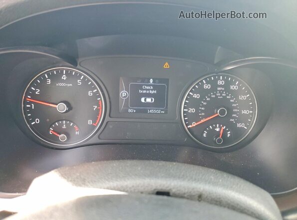 5XXGT4L36JG257909 2018 KIA OPTIMA Blue ხელსაწყოთა პანელის ხედი