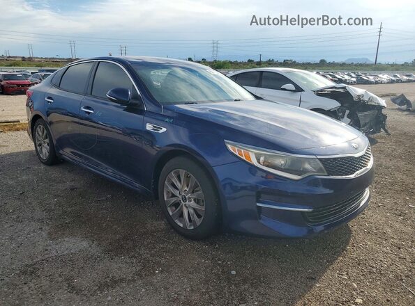 5XXGT4L36JG257909 2018 KIA OPTIMA Blue წინა მარჯვენა