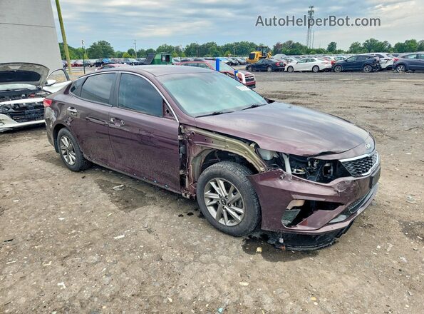 5XXGT4L37KG327516 2019 KIA OPTIMA Purple Front right