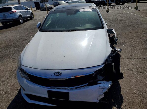 5XXGU4L13KG333857 2019 KIA OPTIMA White Widok z przodu
