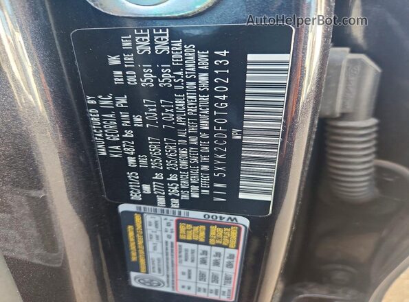 5XYK2CDF0TG402134 2026 KIA SPORTAGE Black Панорамний вид салону 360°
