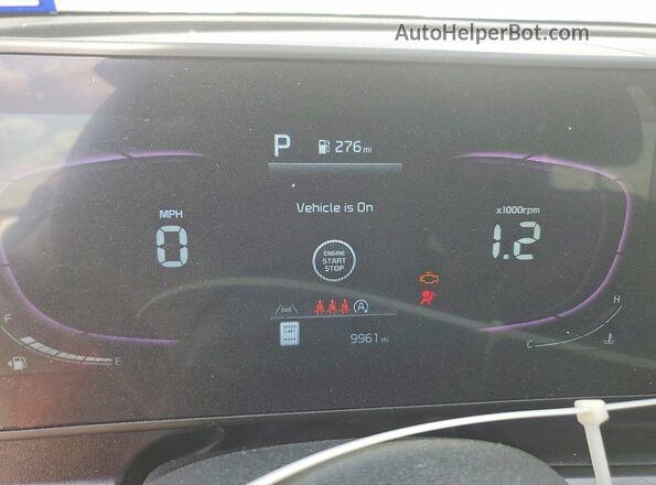 5XYK33DF1SG297907 2025 KIA SPORTAGE Black Вид щитка приладів