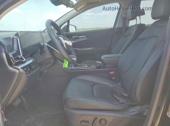 5XYK33DF1SG297907 2025 KIA SPORTAGE Black Вид салону спереду