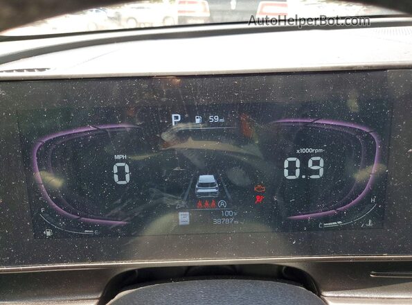5XYK33DF9RG138904 2024 KIA SPORTAGE Gray Widok zestawu wskaźników