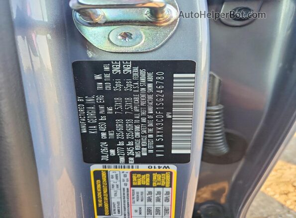 5XYK3CDF1SG246780 2025 KIA SPORTAGE Серый Вид подкапотного пространства