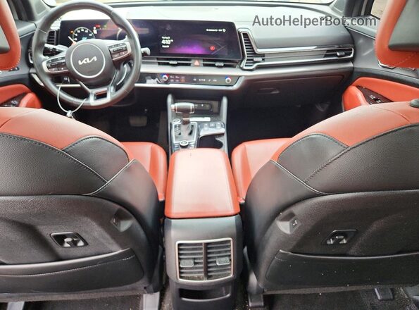 5XYK53AF6PG078642 2023 KIA SPORTAGE Gray Widok deski rozdzielczej