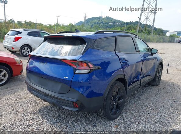 5XYK6CDF3SG278069 2025 KIA SPORTAGE Blue Rear right