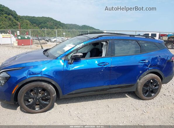 5XYK6CDF3SG278069 2025 KIA SPORTAGE Blue Front view
