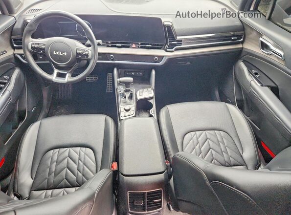 5XYK7CAF4PG064233 2023 KIA SPORTAGE White Вид панелі приладів