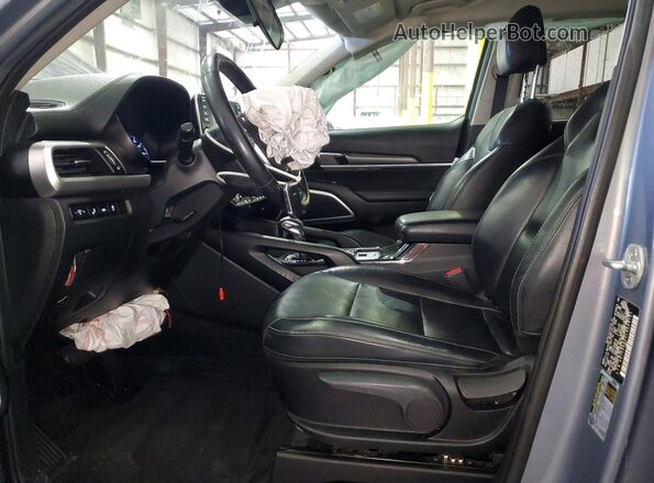 5XYP2DHC2LG049701 2020 KIA TELLURIDE Gray Front interior view