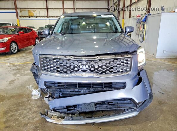 5XYP2DHC2LG049701 2020 KIA TELLURIDE Gray Front view