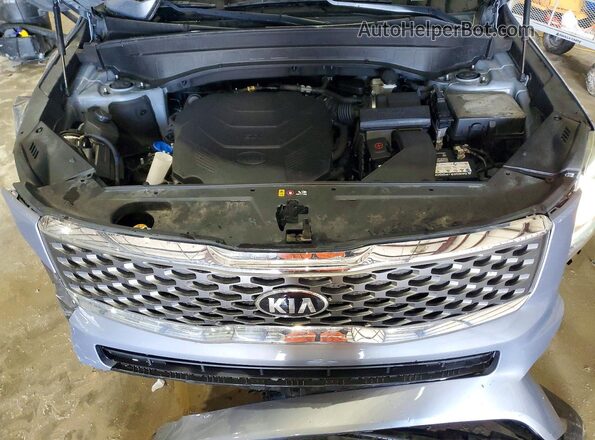 5XYP2DHC2LG049701 2020 KIA TELLURIDE Gray Engine compartment view