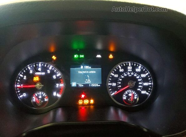 5XYP2DHC2LG049701 2020 KIA TELLURIDE Gray Instrument cluster view