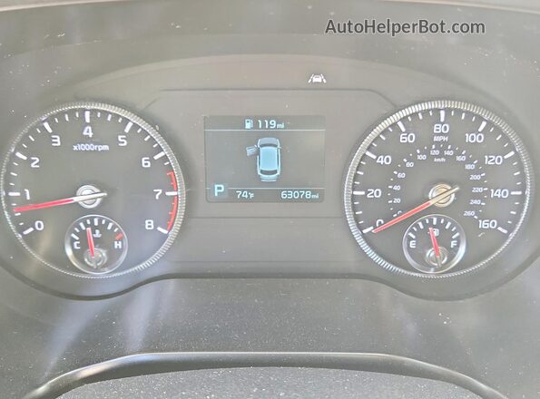 5XYP2DHC9MG097245 2021 KIA TELLURIDE Серый Вид щитка приборов