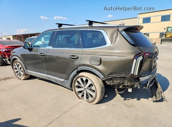 5XYP34HC6LG082116 2020 KIA TELLURIDE Brown Հետևի ձախ