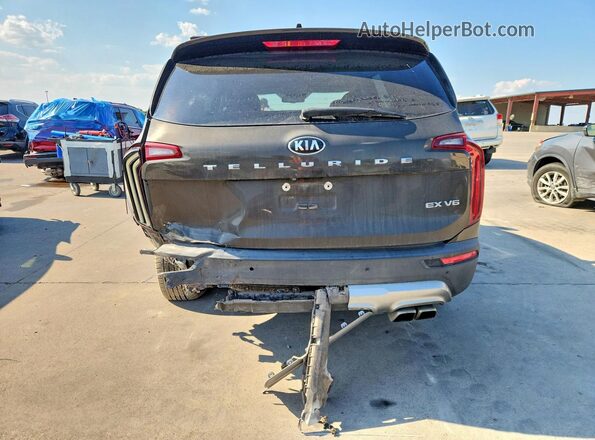 5XYP34HC6LG082116 2020 KIA TELLURIDE Brown Հետևի տեսք