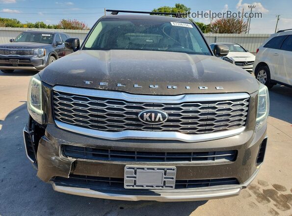 5XYP34HC6LG082116 2020 KIA TELLURIDE Brown Դիմացի տեսք