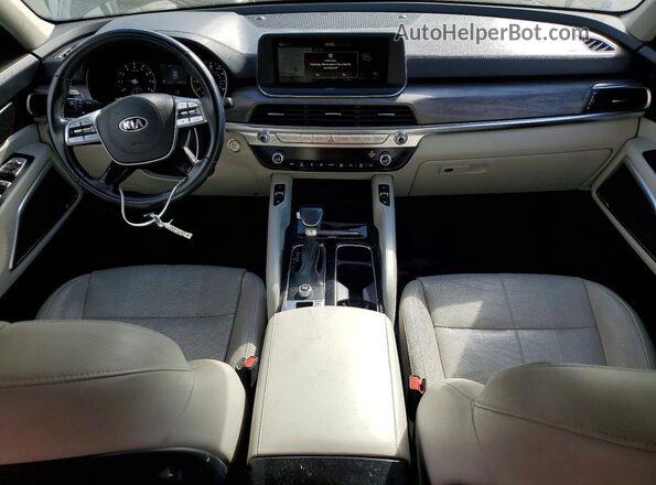 5XYP34HC9LG002033 2020 KIA TELLURIDE Gray წინა პანელის ხედი