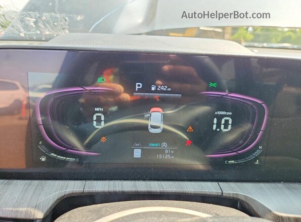 5XYP3DGC7RG506851 2024 KIA TELLURIDE Gray Widok zestawu wskaźników