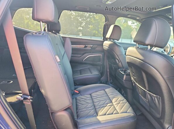 5XYP3DGC8SG726294 2025 KIA TELLURIDE Blue Вид задньої частини салону
