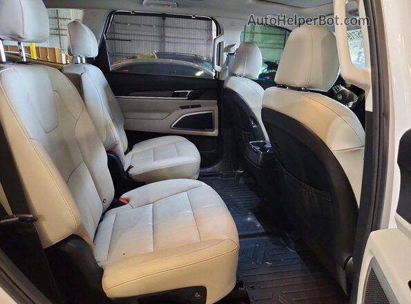 5XYP3DHC2MG128350 2021 KIA TELLURIDE White უკანა სალონის ხედი