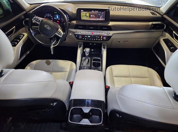5XYP3DHC2MG128350 2021 KIA TELLURIDE White წინა პანელის ხედი