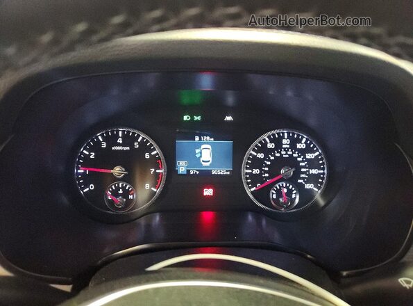5XYP3DHC2MG128350 2021 KIA TELLURIDE White ხელსაწყოთა პანელის ხედი