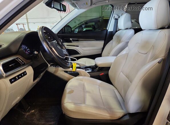 5XYP3DHC2MG128350 2021 KIA TELLURIDE White წინა სალონის ხედი