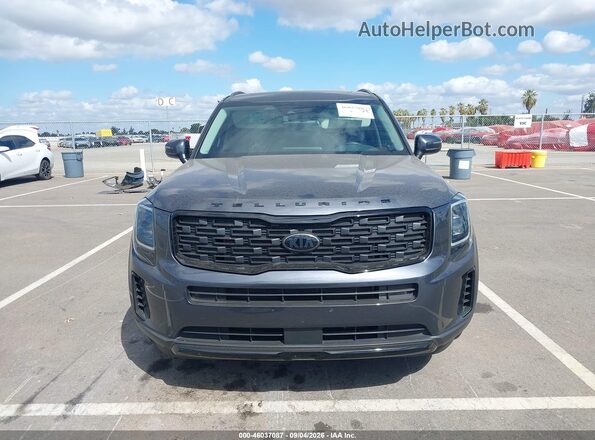5XYP3DHC2MG129126 2021 KIA TELLURIDE Gray Instrument cluster view