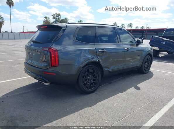 5XYP3DHC2MG129126 2021 KIA TELLURIDE Gray Rear right
