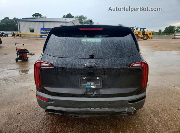 5XYP3DHC5MG110232 2021 KIA TELLURIDE Black Вид ззаду