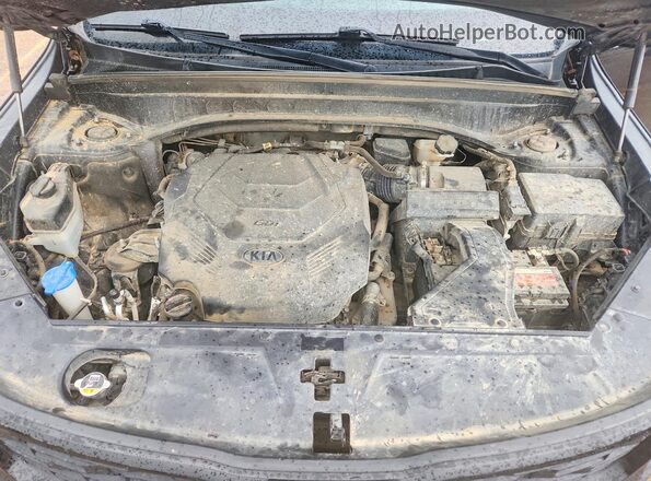 5XYP3DHC5MG110232 2021 KIA TELLURIDE Black Вид підкапотного простору
