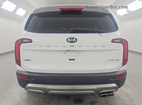5XYP3DHC9LG011623 2020 KIA TELLURIDE White უკანა ხედი