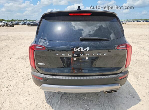 5XYP3DHC9NG283849 2022 KIA TELLURIDE Black Вид ззаду