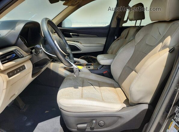 5XYP3DHC9NG283849 2022 KIA TELLURIDE Black Вид салону спереду
