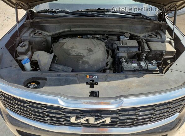 5XYP3DHC9NG283849 2022 KIA TELLURIDE Black Вид підкапотного простору