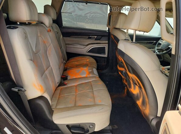5XYP3DHC9NG283849 2022 KIA TELLURIDE Black Вид задньої частини салону