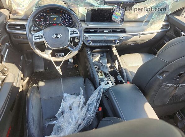 5XYP54HC2MG151458 2021 KIA TELLURIDE Silver წინა პანელის ხედი