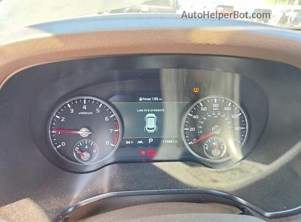5XYP54HC5MG134704 2021 KIA TELLURIDE Коричневый Вид щитка приборов