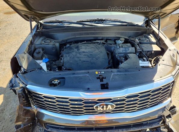 5XYP54HC5MG134704 2021 KIA TELLURIDE Коричневый Вид подкапотного пространства