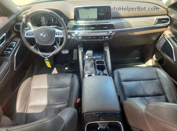 5XYP54HC6LG089903 2020 KIA TELLURIDE Black Dashboard view