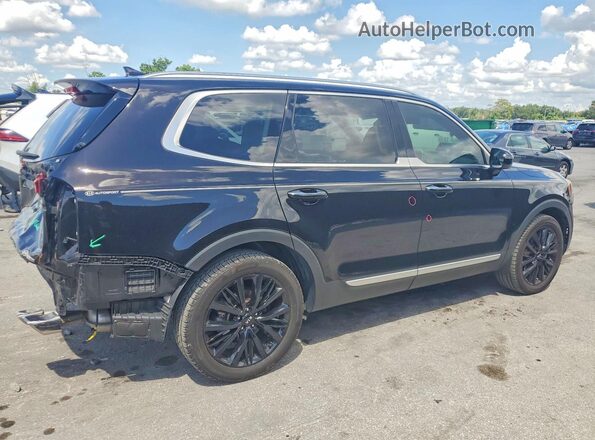 5XYP54HC7MG131741 2021 KIA TELLURIDE Фиолетовый Задняя правая четверть