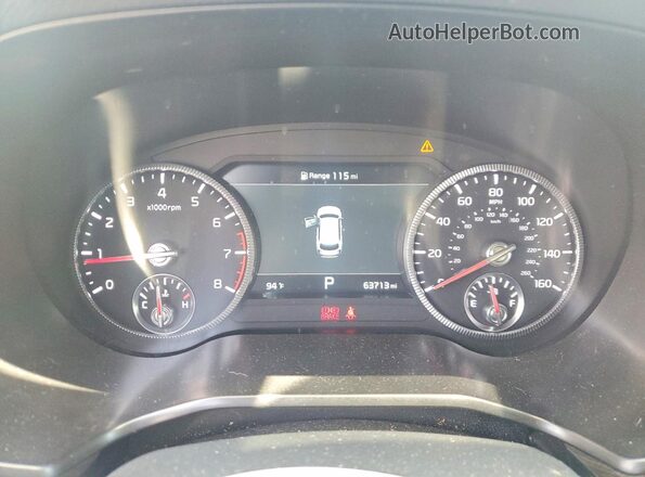 5XYP54HC7MG131741 2021 KIA TELLURIDE Фиолетовый Вид щитка приборов