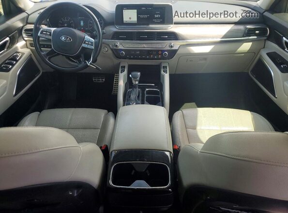 5XYP54HC7MG131741 2021 KIA TELLURIDE Фиолетовый Вид панели приборов