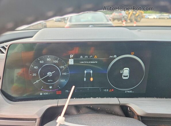 5XYP5DGC5RG463086 2024 KIA TELLURIDE White Instrument cluster view