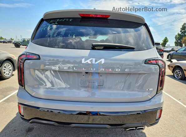 5XYP5DGC5RG504087 2024 KIA TELLURIDE Gray Вид ззаду